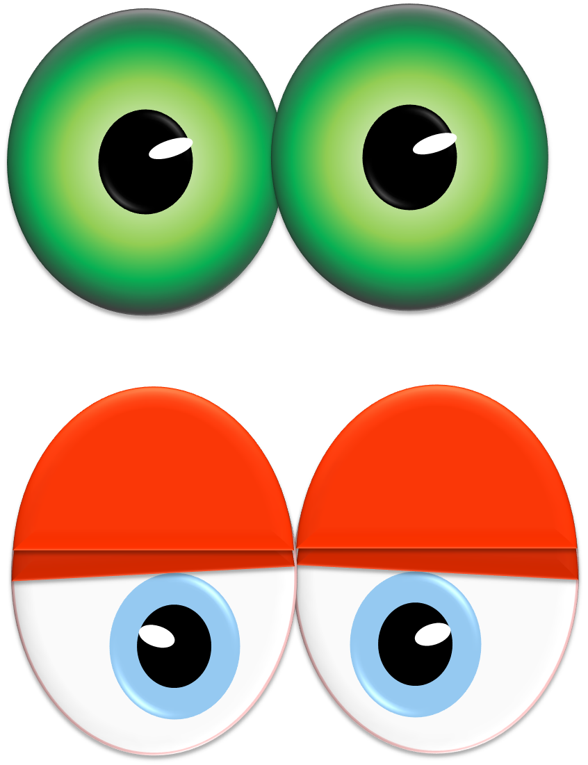 Monster eyes, Diy photo booth props, Eyes clipart